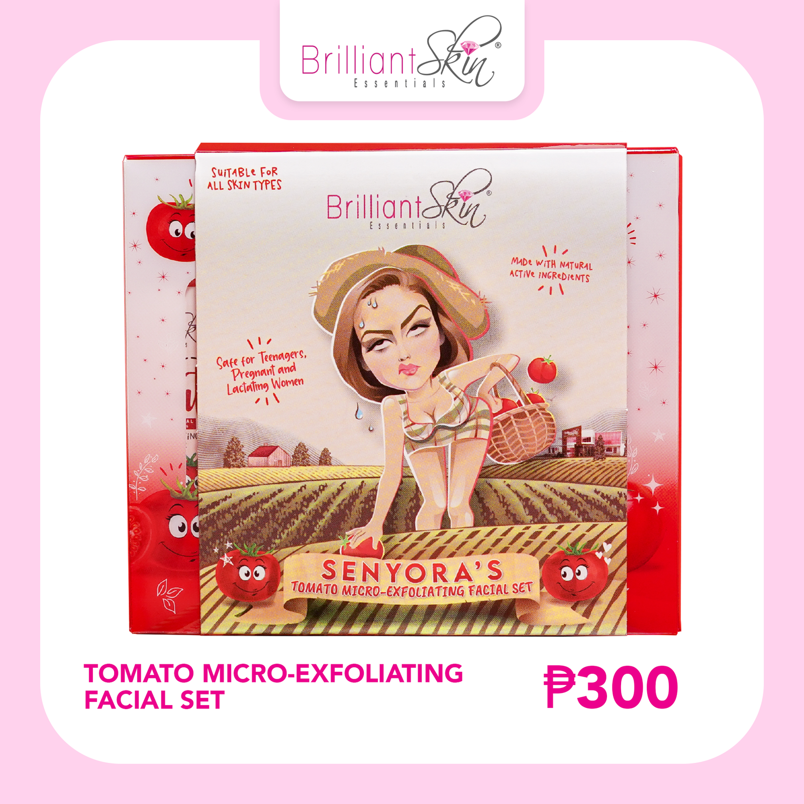 Tomato Micor Exfoliating Facial Set