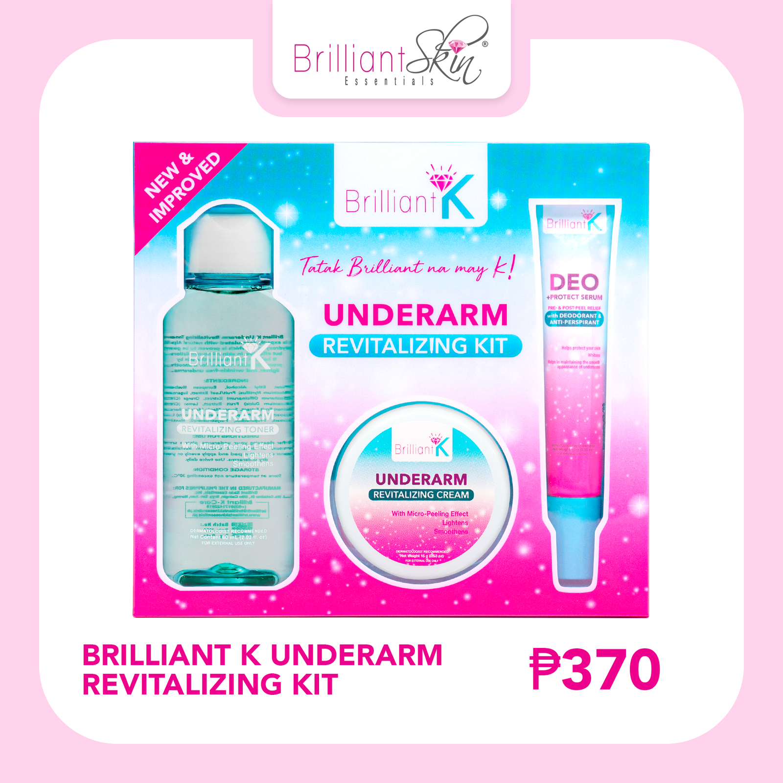 BRILLIANT K Underarm Revitalizing Kit Brilliant